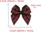 50pcs Mini Gingham Ribbon Bows Checkered Ribbon Flowers Plaid Ribbon Bow Appliques DIY Craft for Sewing, Scrapbooking, Wedding, Gift (Gingham-Christmas)